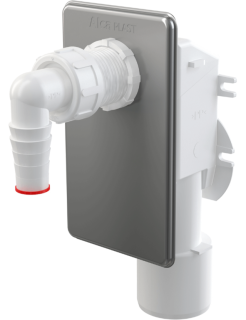 Сифон для стиральной машины AlcaPlast под штукатурку хром APS3